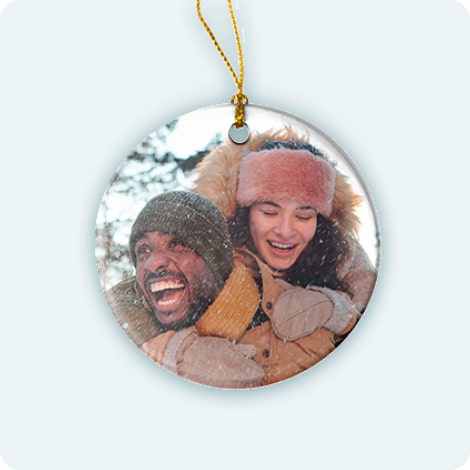 Porcelain Round Ornament